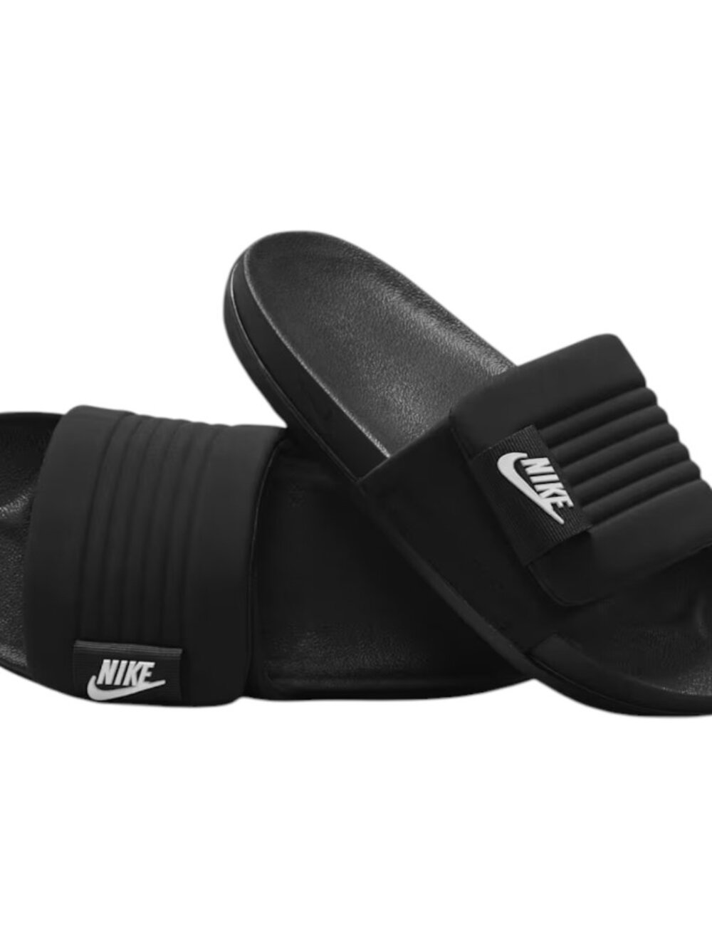 Nike OffCourt Adjust Slide Sandal Black/White Women's Size 9